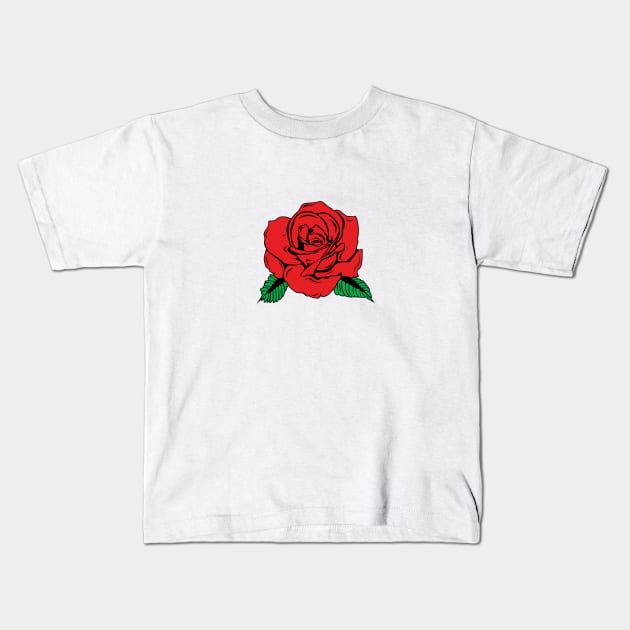 Rose Kids T-Shirt by White Name